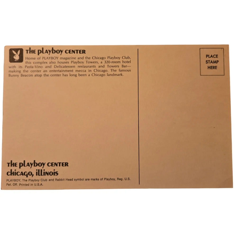 Set of 2 Vintage PLAYBOY Postcards - Picture 5 of 6